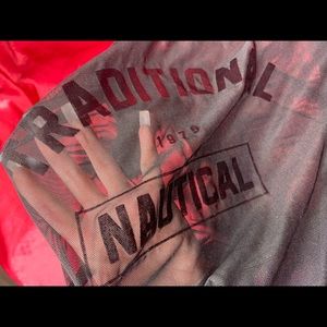 Black mesh t shirt